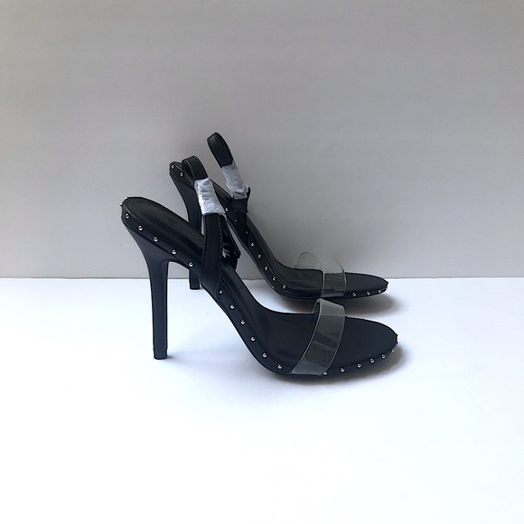 Studded Black Heels - Picture 7 of 8